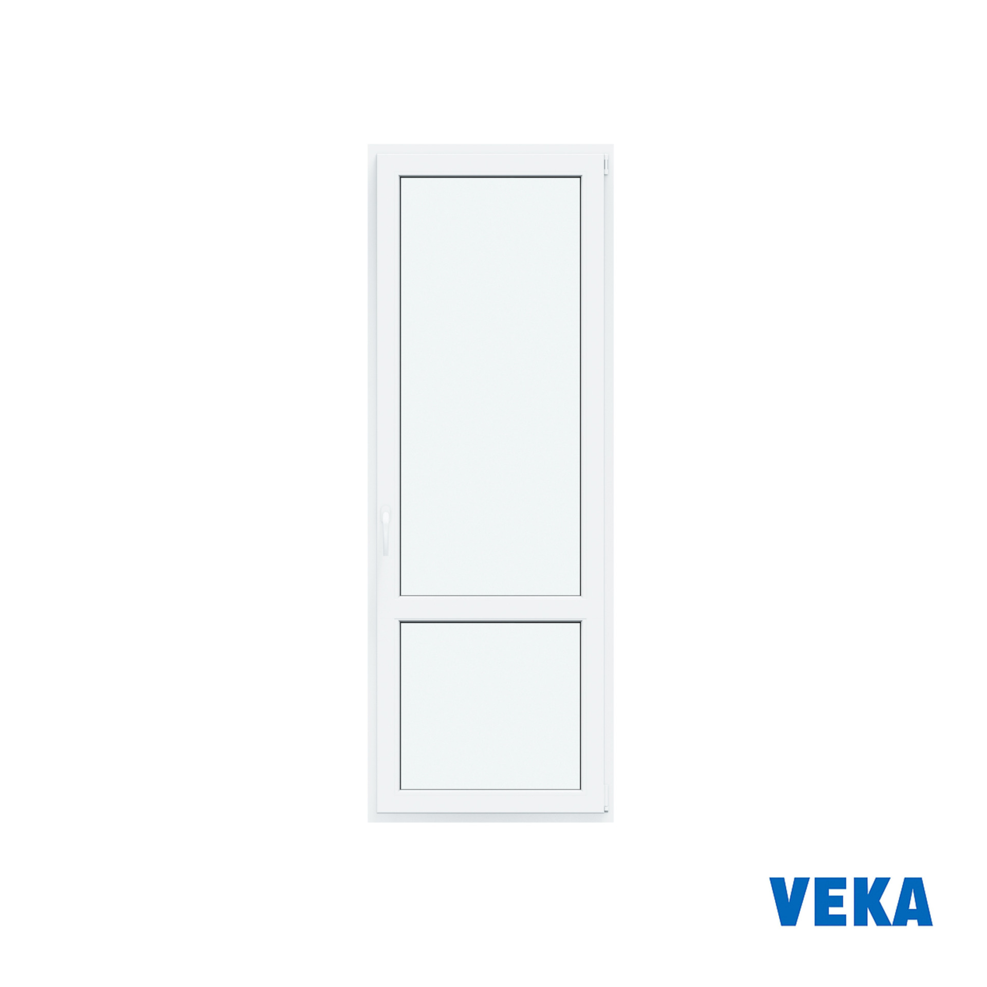 Пластиковая дверь ПВХ VEKA 2100x800мм (ВхШ) правая Однокамерная