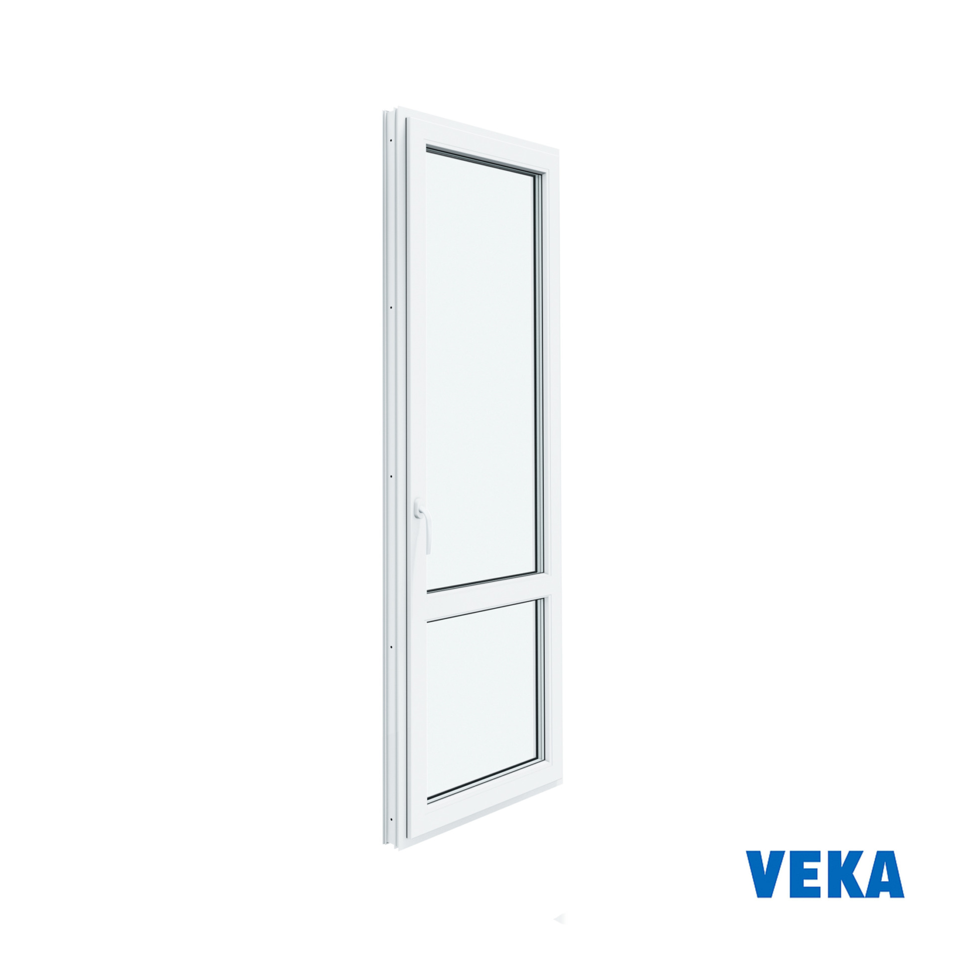 Пластиковая дверь ПВХ VEKA 2100x800мм (ВхШ) правая Однокамерная