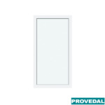 Алюминиевое глухое окно PROVEDAL 1200x600мм (ВхШ)