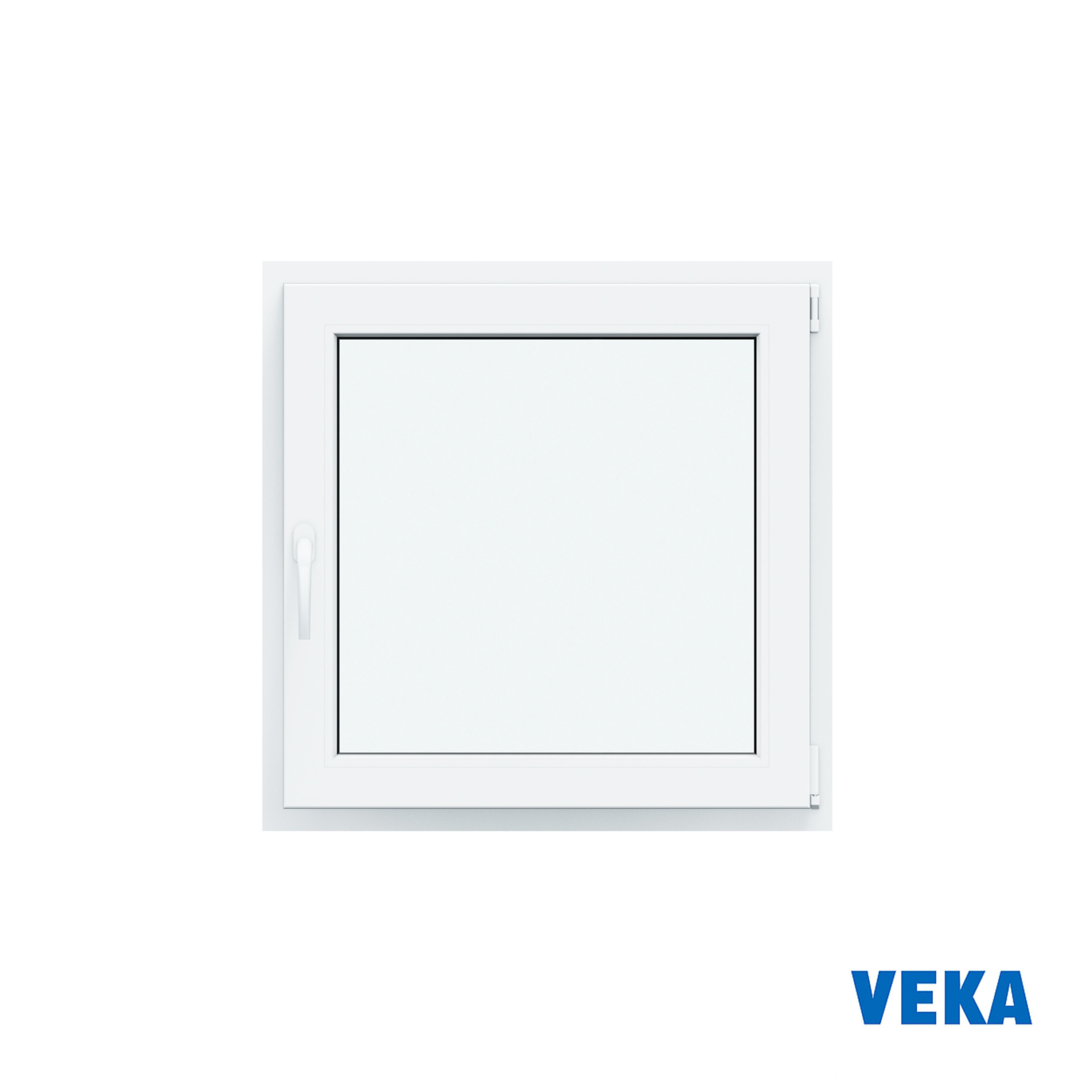 Пластиковое окно ПВХ VEKA одностворчатое 700x700мм (ВхШ) Двухкамерное